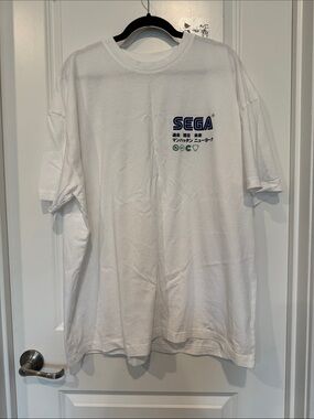 SEGA White Short Sleeve Logo Tee